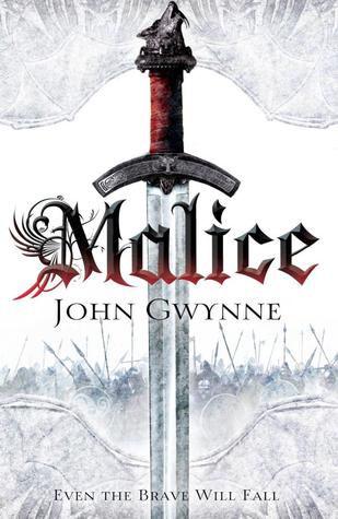 book cover: malice by john gwynne